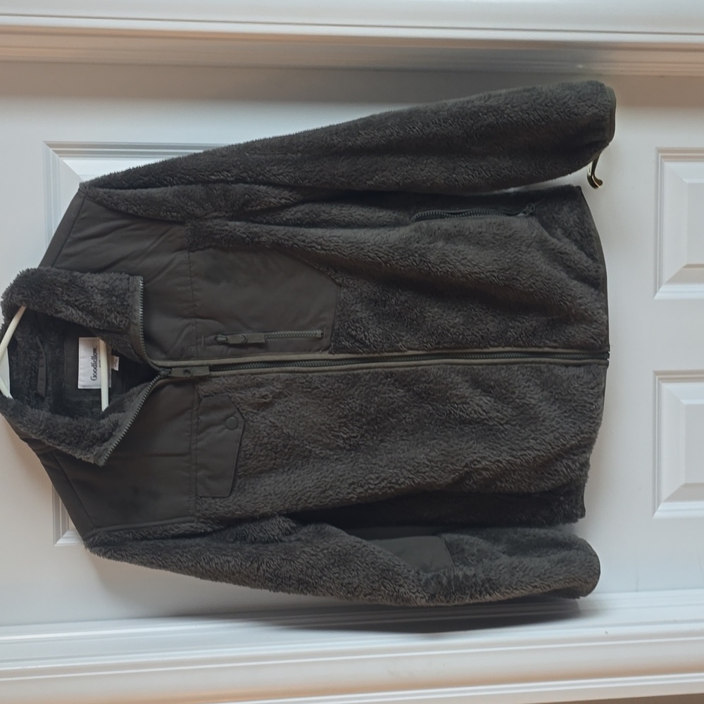 Men's Goodfellow zip up sherpa fleece